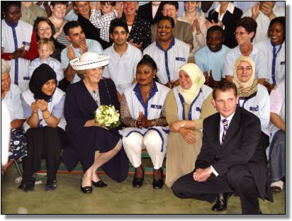 Instituut factor Fervent Beatrix bij Lamme 23-5-2003